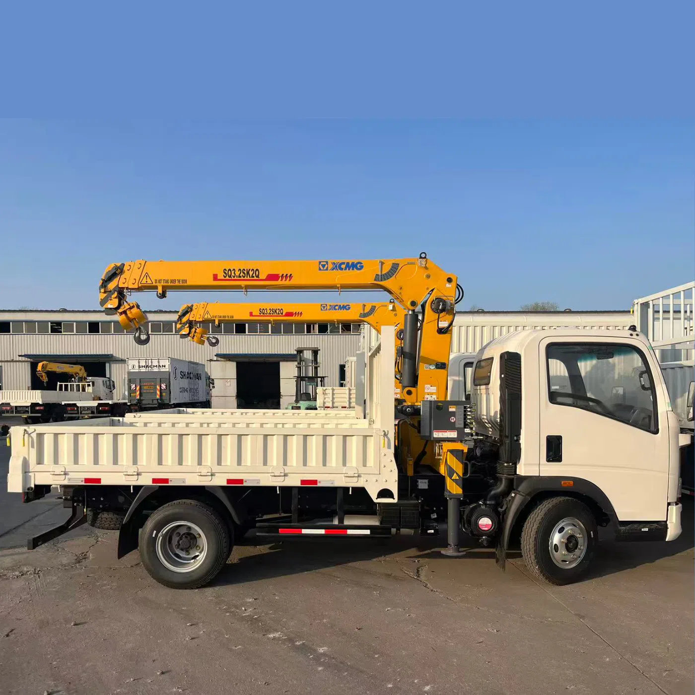 small truck with crane