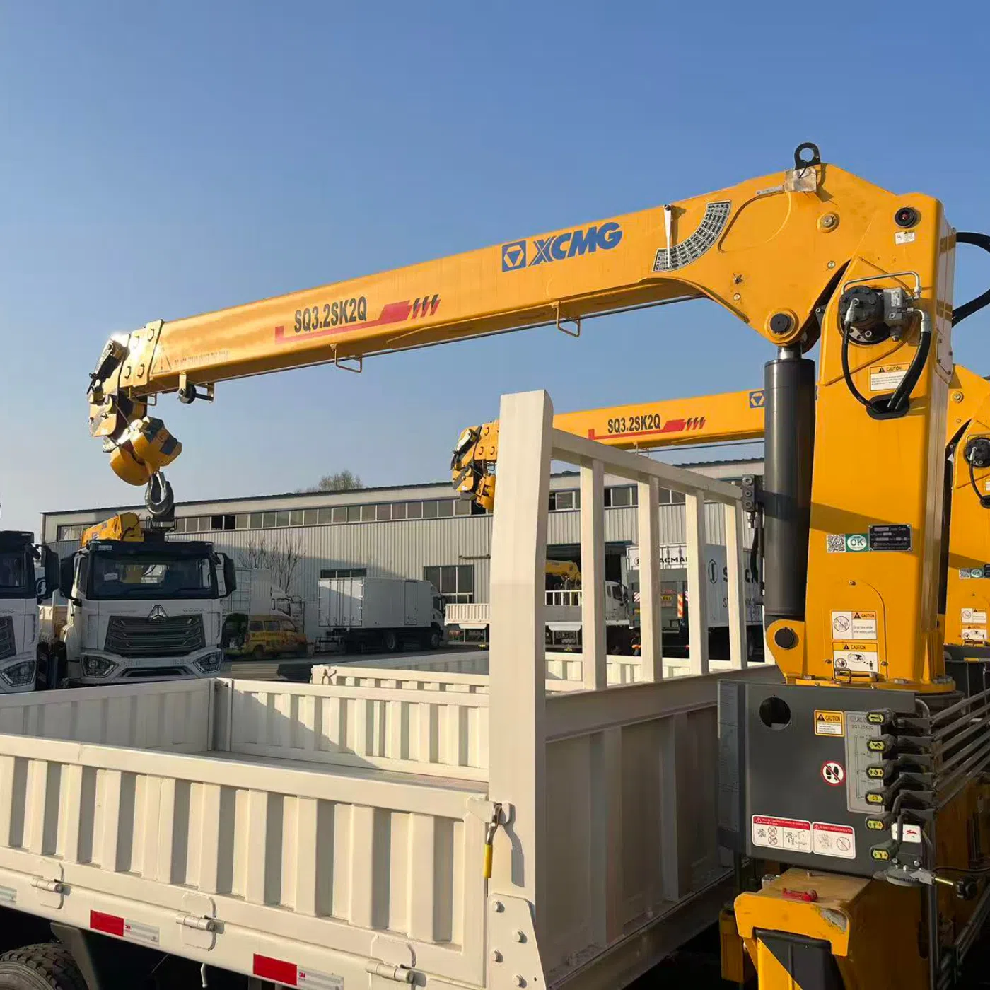 small truck with crane