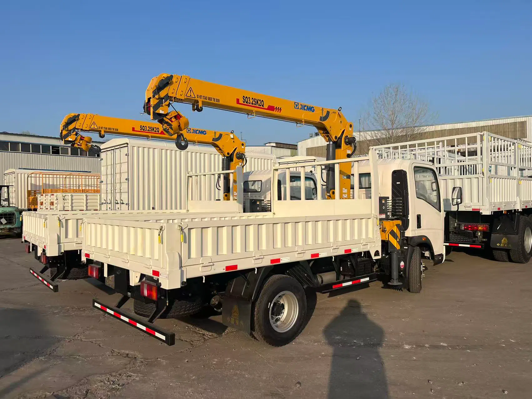 small truck with crane