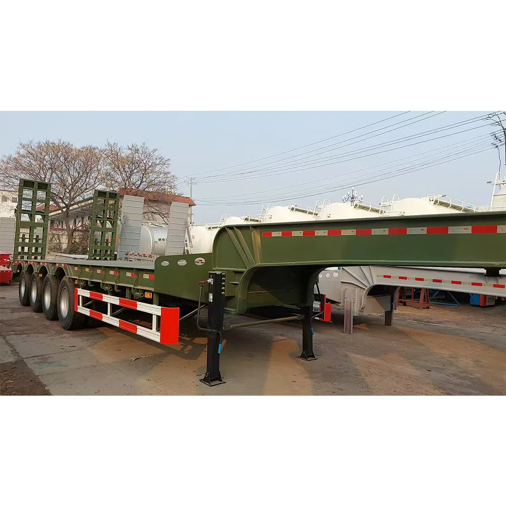 3-Alxes Low Bed Semi-Trailer