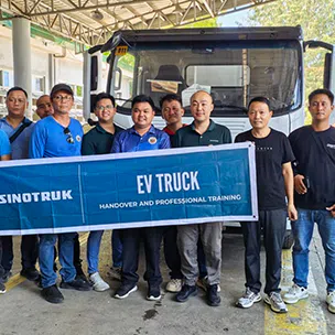 First UN Order | SINOTRUK Delivers Electric Trucks to UNDP in Philippines