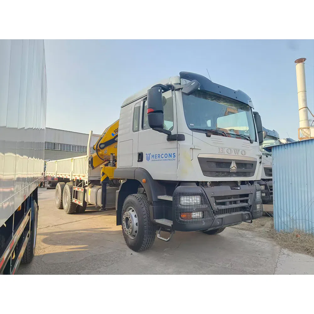 HOWO TX 6×4 Truck mountained crane