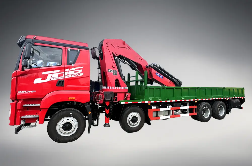 FAW JH6 8x4 Crane Truck
