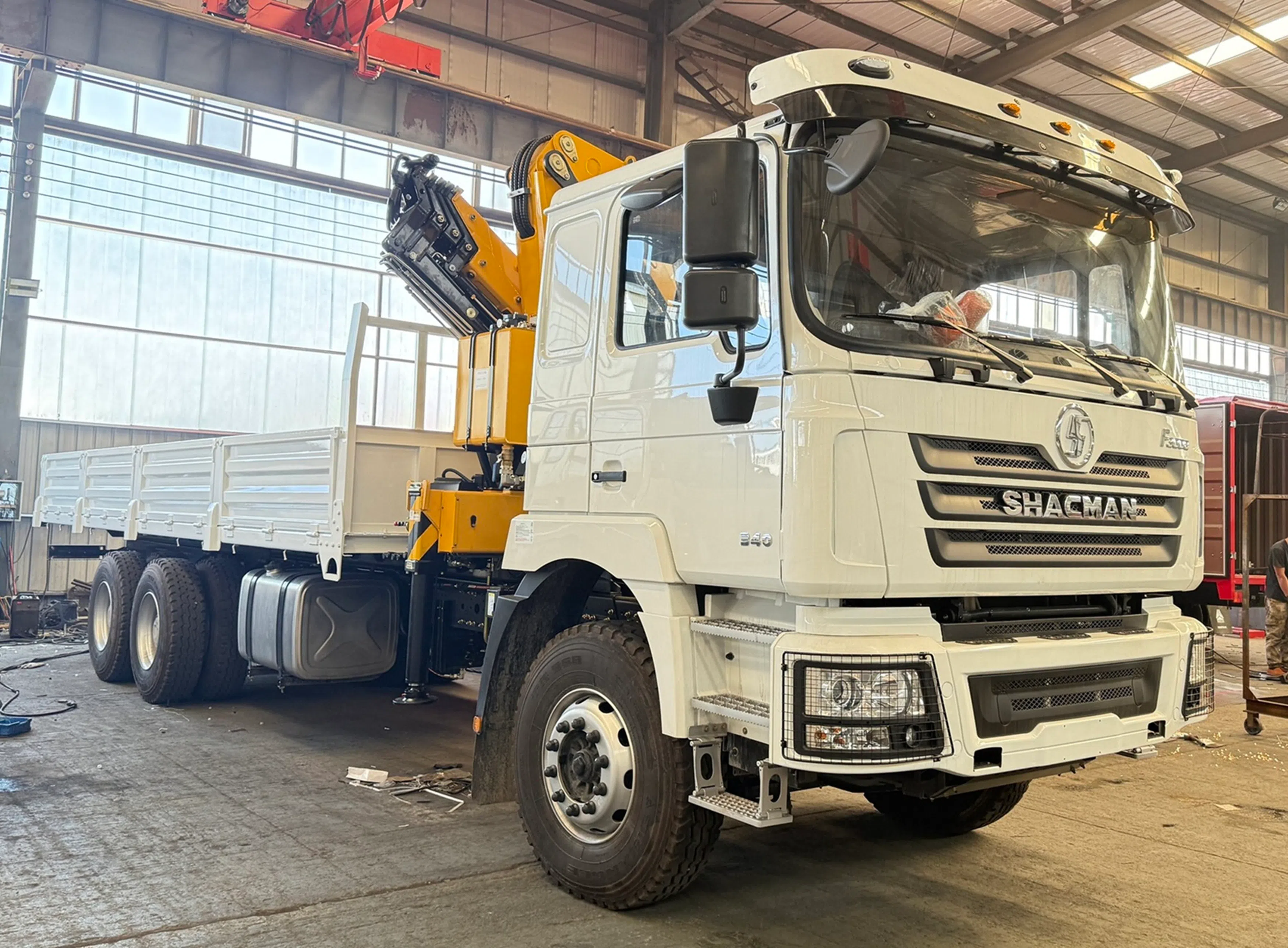 Camion grue Shacman F3000 6x4