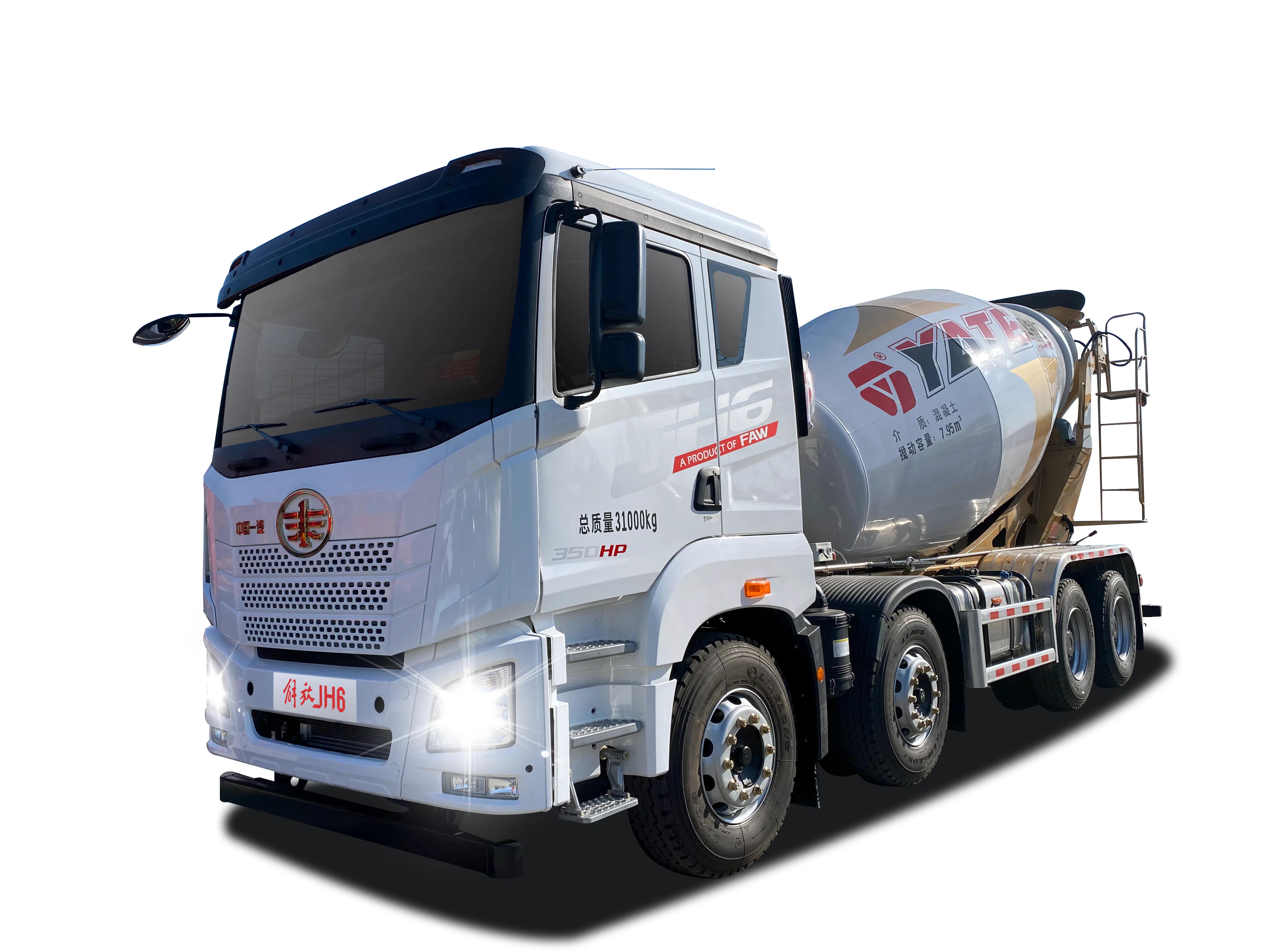 FAW JH6 6x4 Concrete Mixer Truck