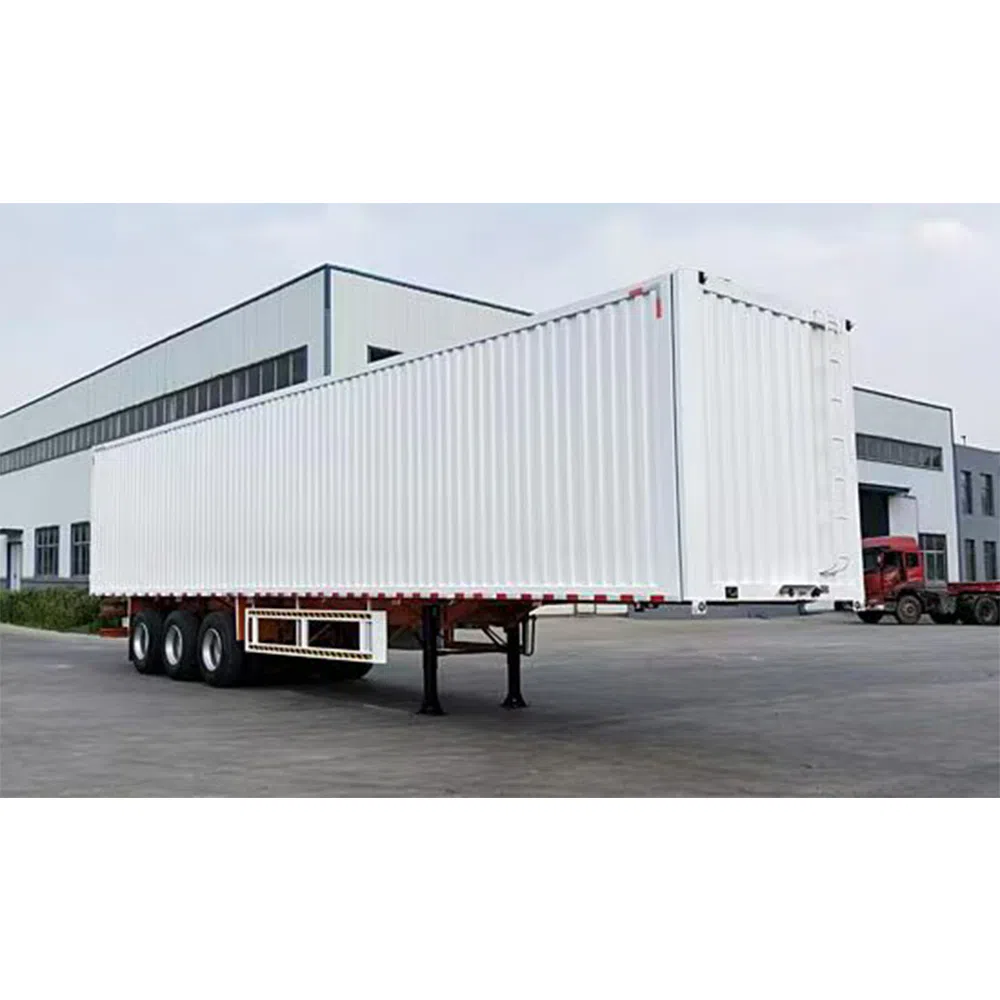 van trailer side