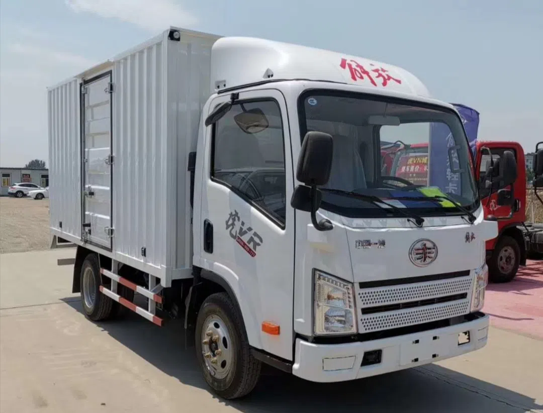 Faw Tiger 4x2 Van Cargo Truck