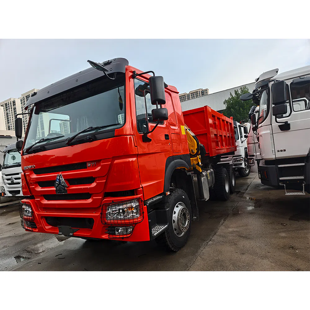 Folding Crane Dump Truck