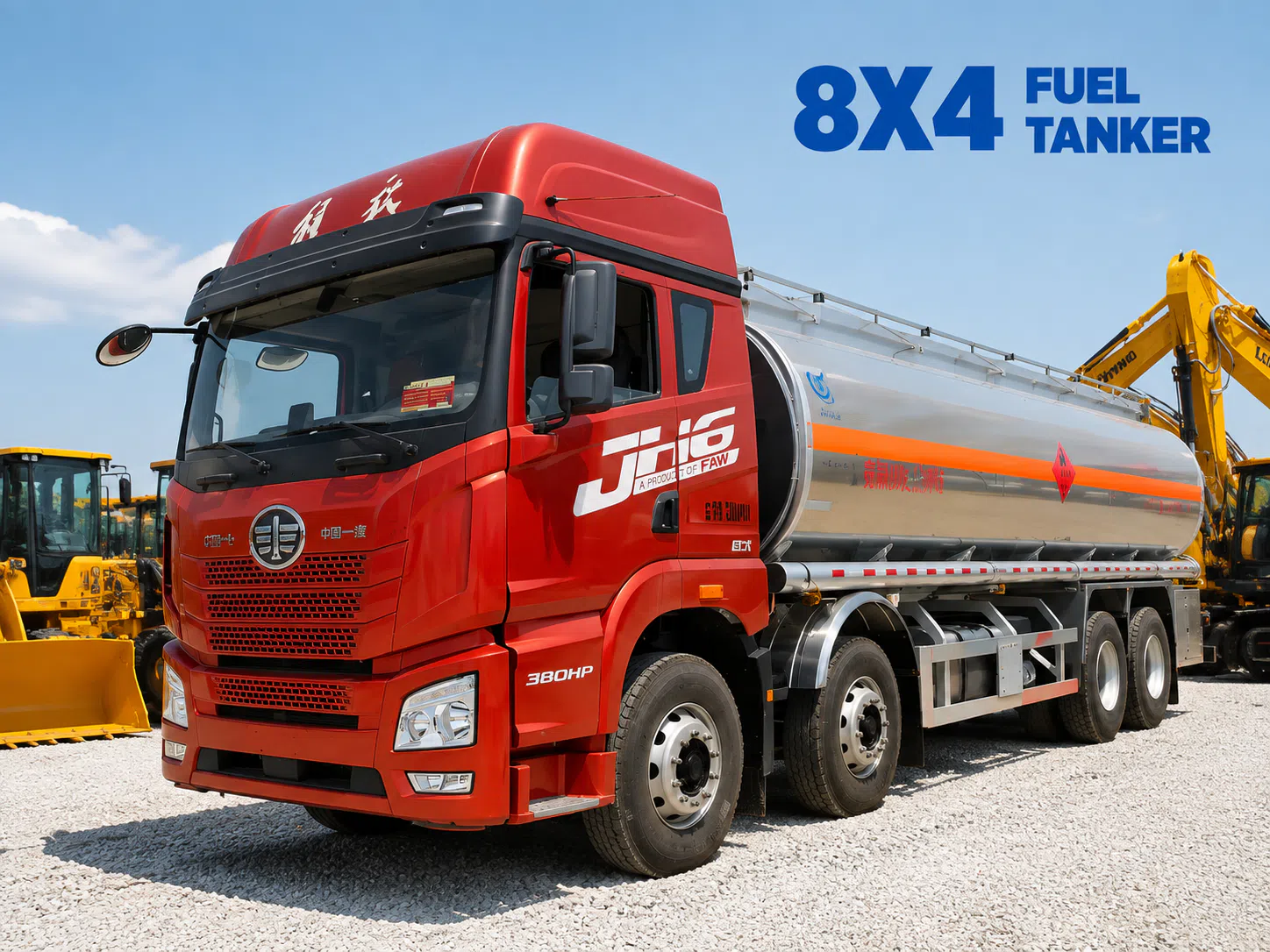 FAW JH6 8x4 Fuel tank truck