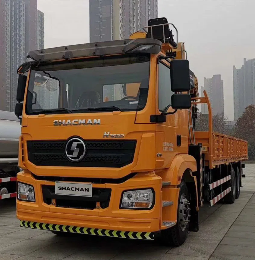 Camion grue Shacman H3000 6x4