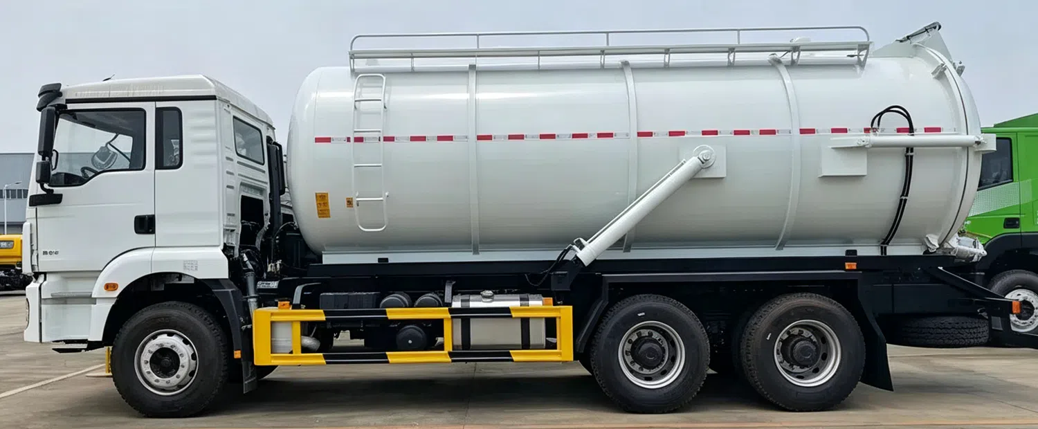 Camion à vide Shacman F3000 6x4