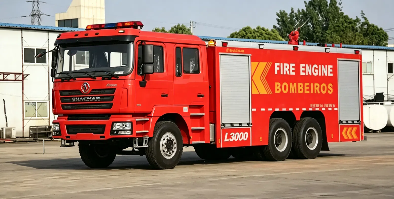 Camion de pompiers Shacman L3000 6x4