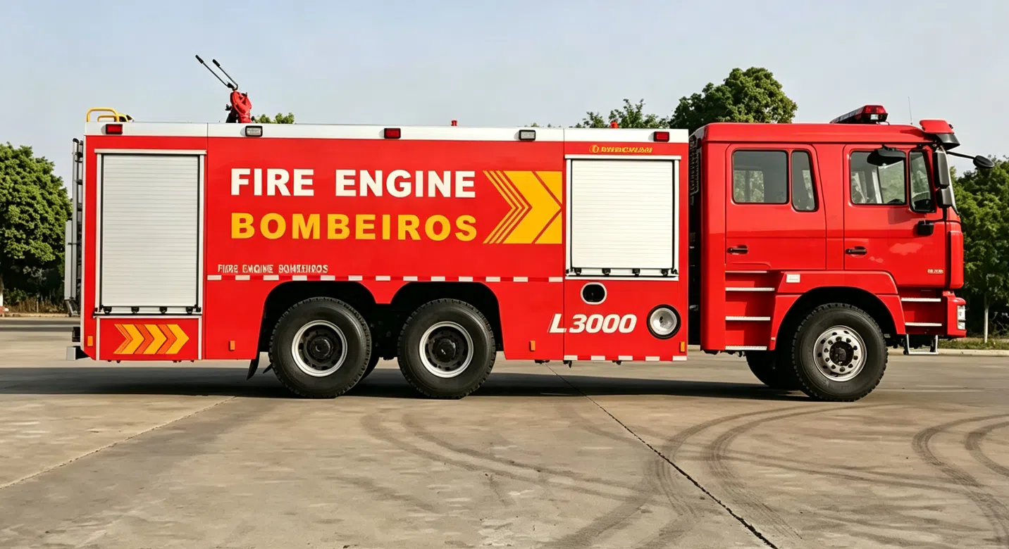 Shacman L3000 6x4 Fire Truck