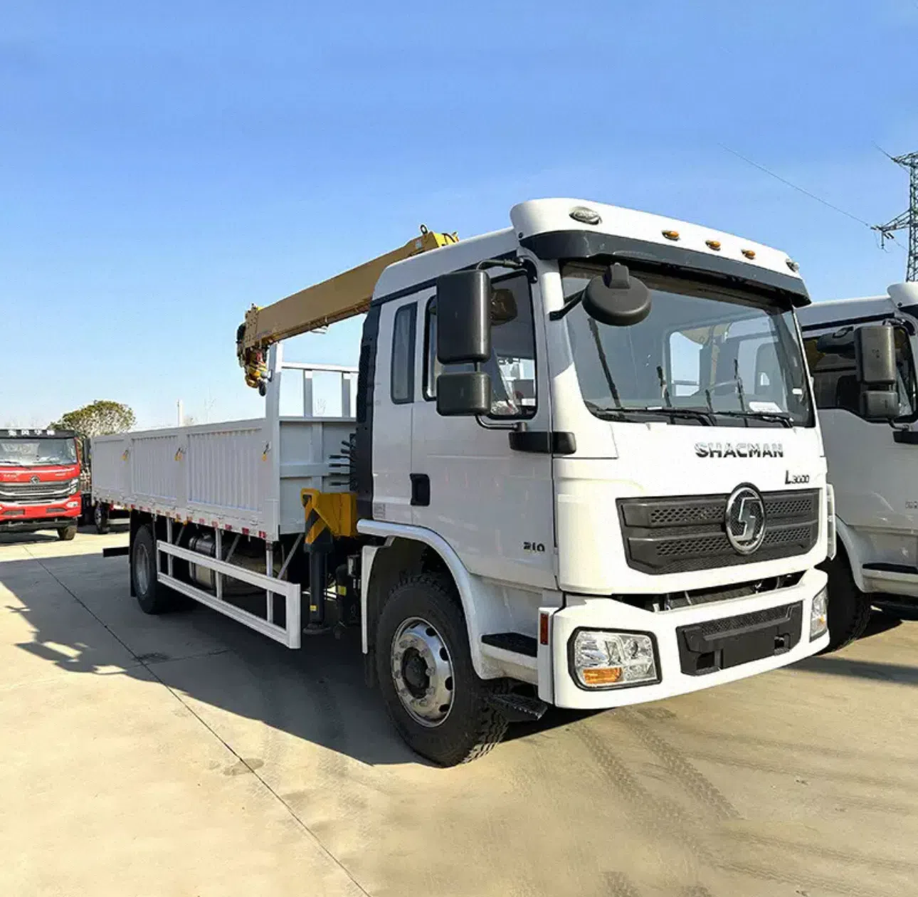 Camion grue Shacman L3000 4x2