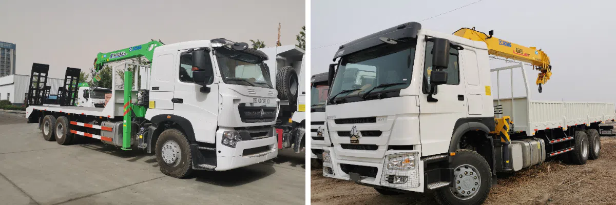 HOWO Straight Arm Crane Truck