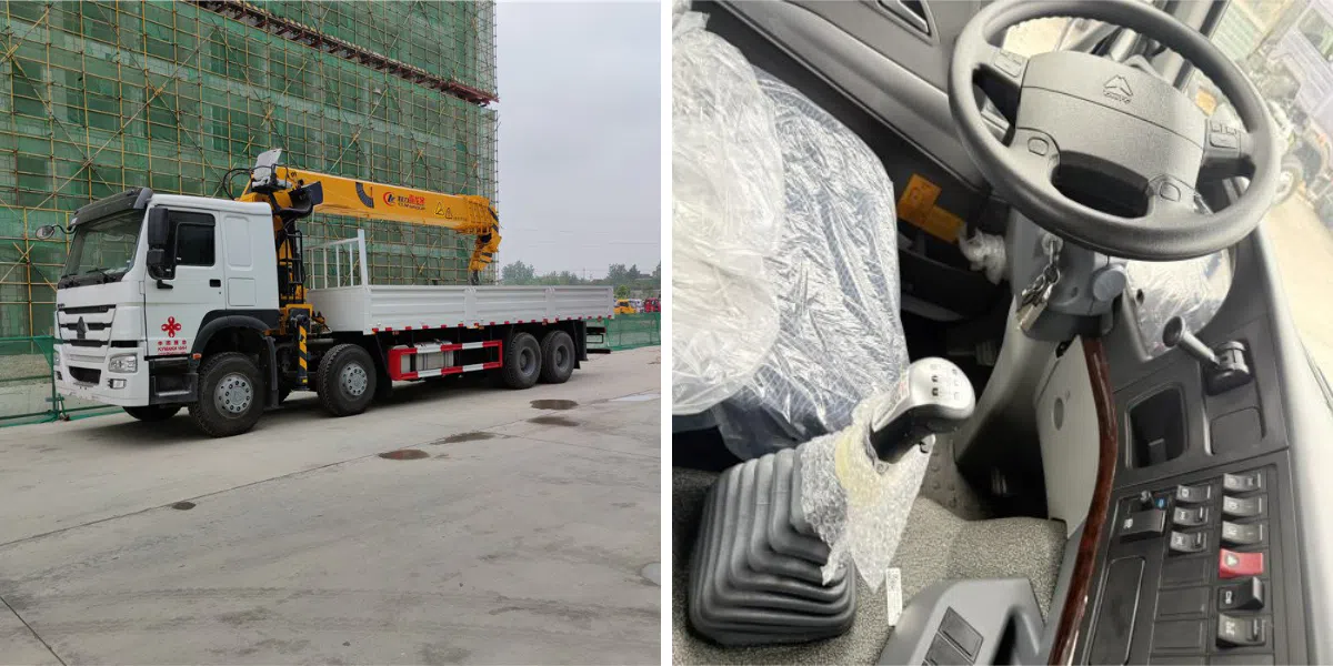 HOWO Straight Arm Crane Truck