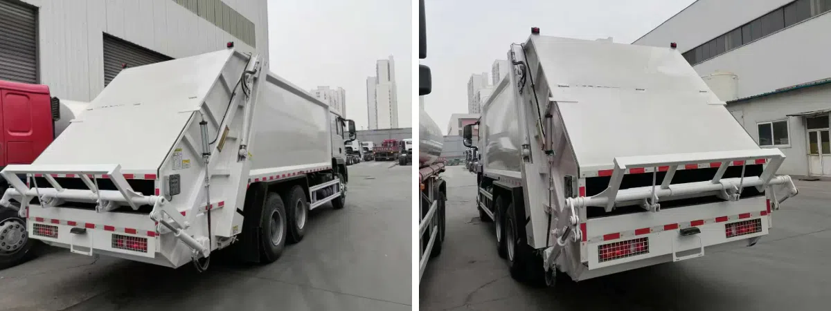 HOWO TX Hook Arm Garbage Truck