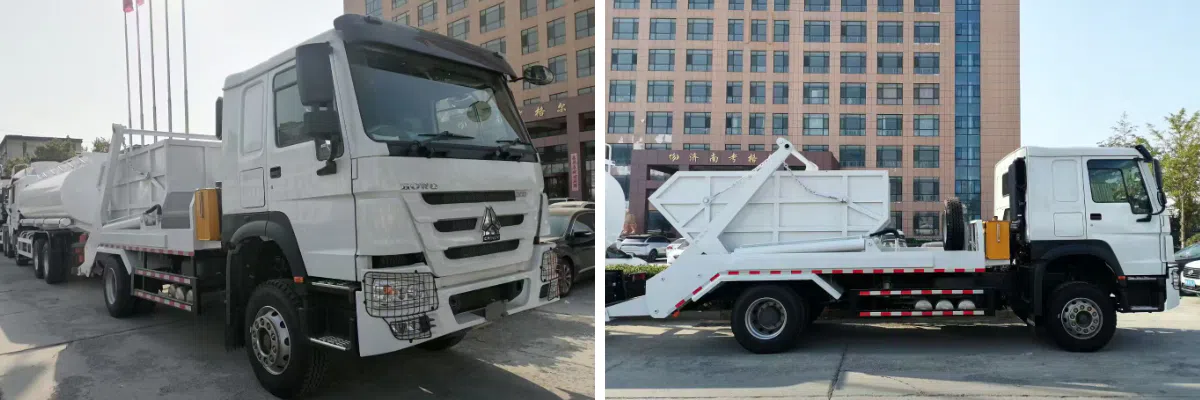Swing Arm Garbage Truck